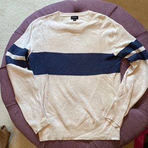 Men’s J Crew Rugby Stripe Pullover Sweater - Small